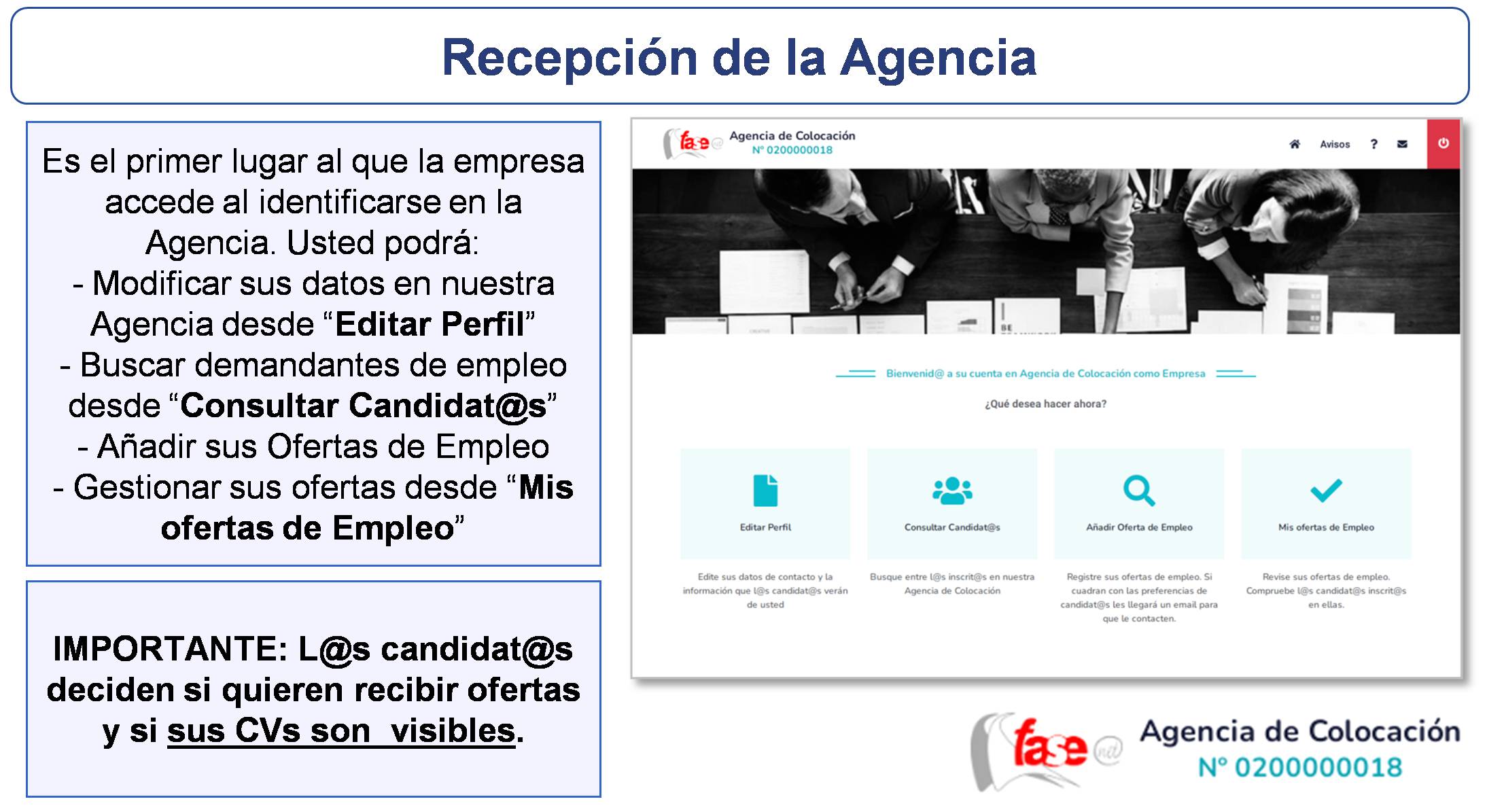 La Recepción